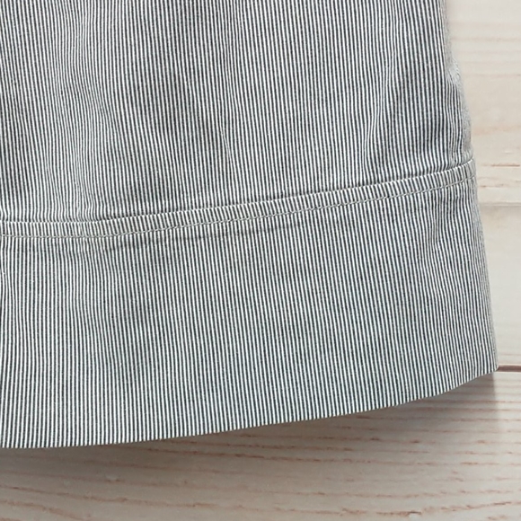 elevenses Pinstripe Wide Leg Cropped pants - Picture 6 of 11